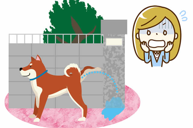 犬マーキング撃退
